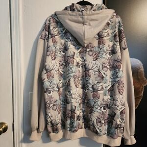 Drug Honey Graphic Zip-Up Hoodie